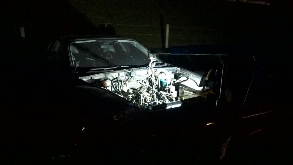 RX8 Engine Bay Night