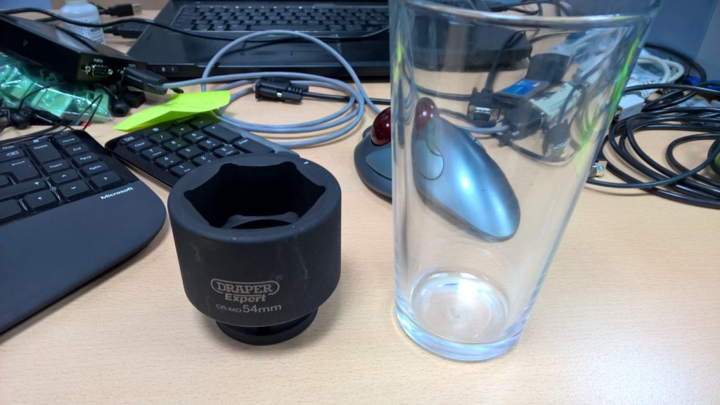 54mm Socket Vs Pint Glass