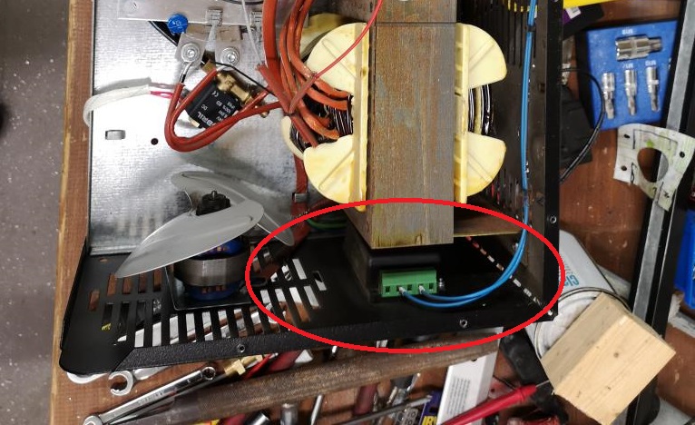 Added power supply location